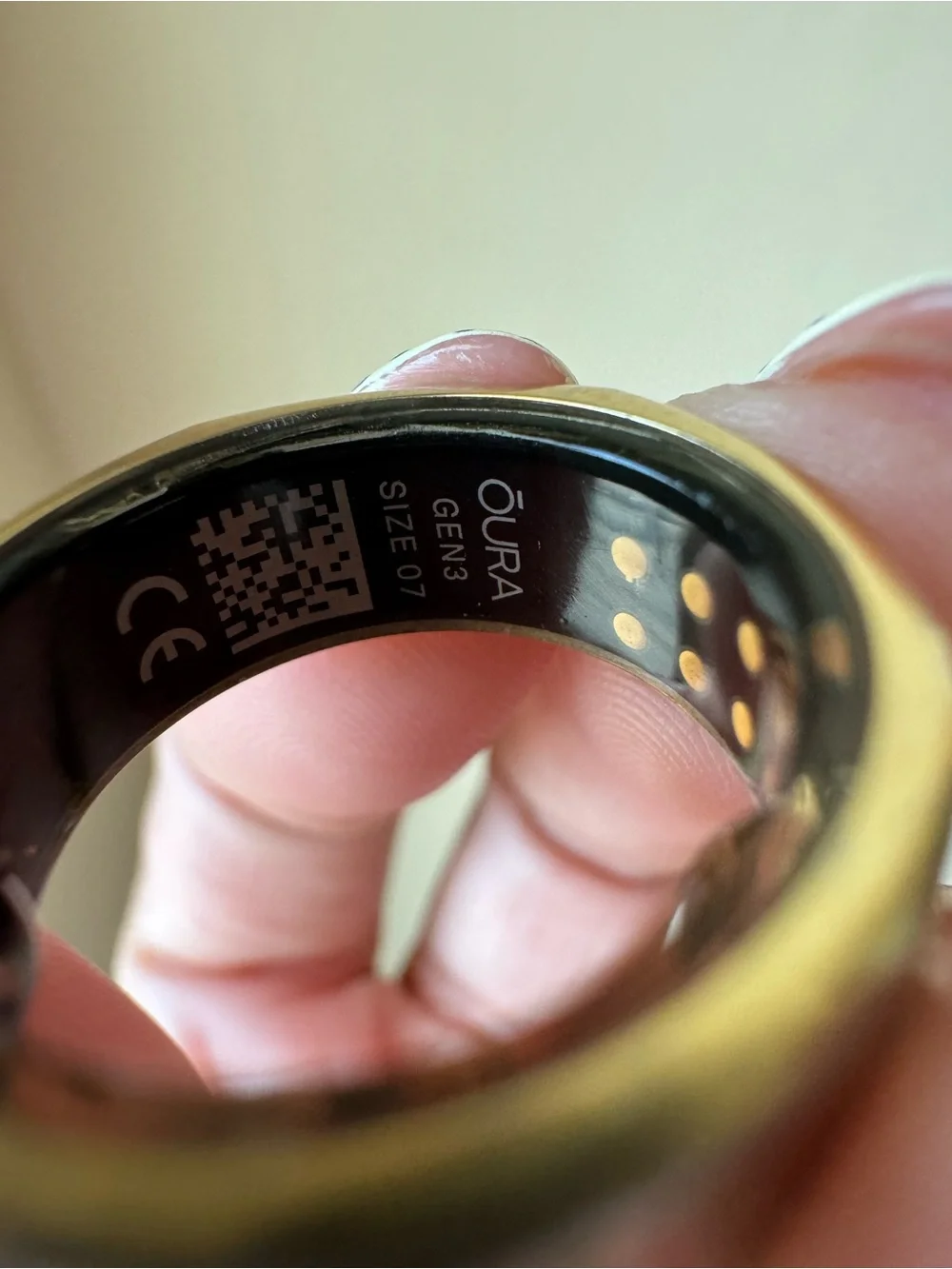 Oura ring Gen 3. Size 7